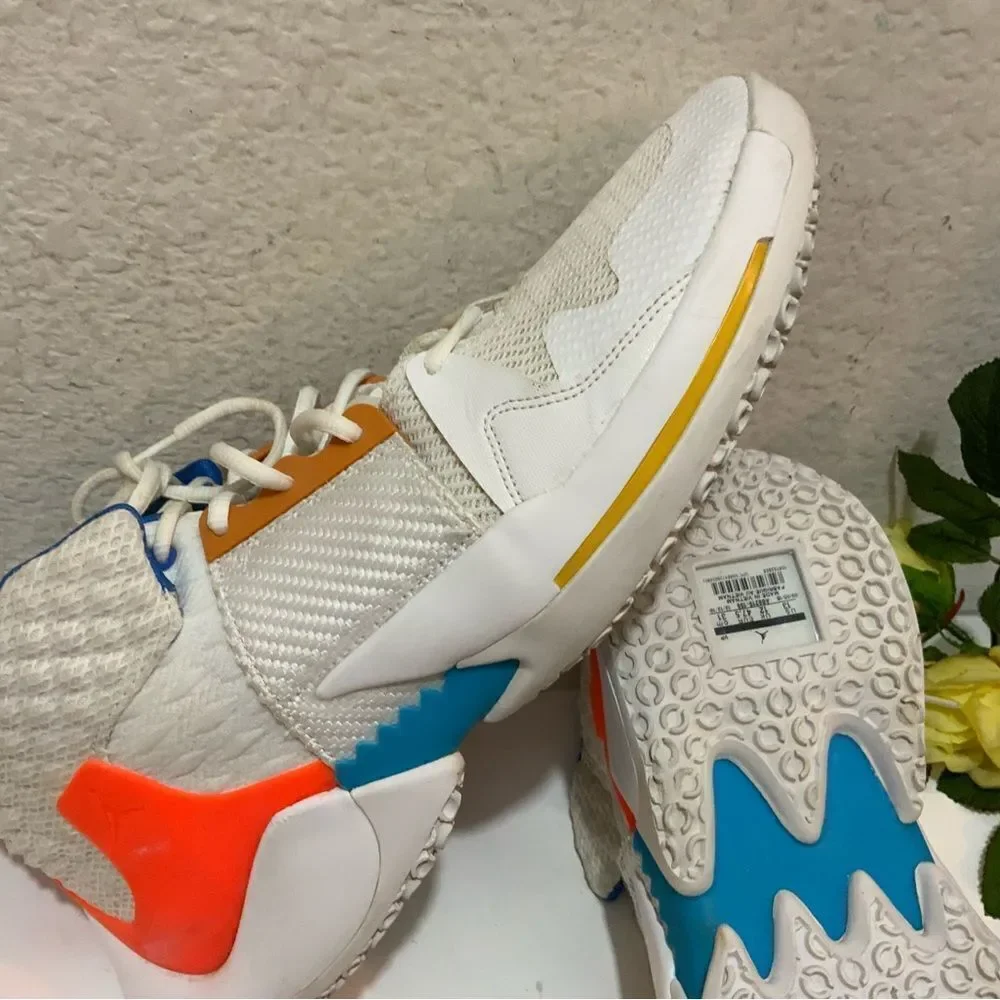 Air Jordan Why Not Zero.2 BHM X Russell Westbrook Wht/Mulicolor A06219-100 Sz 13